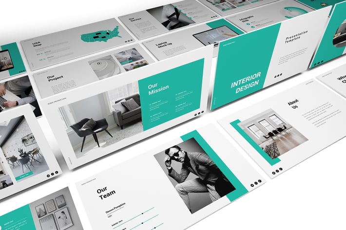 Rubix Interior Design Keynote Template