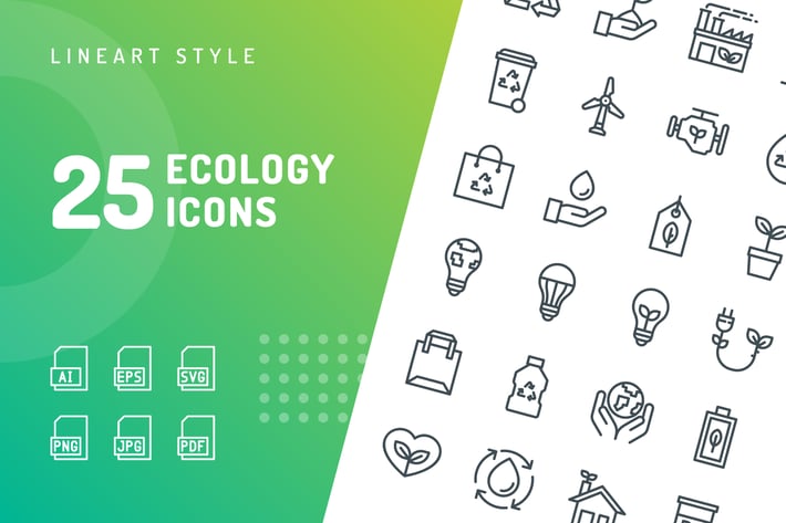 Ecology Line Icons