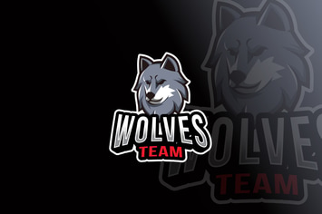 Wolves Team Logo Template