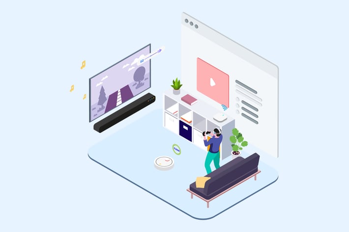 Smart Echo Isometric Illustration - T2	