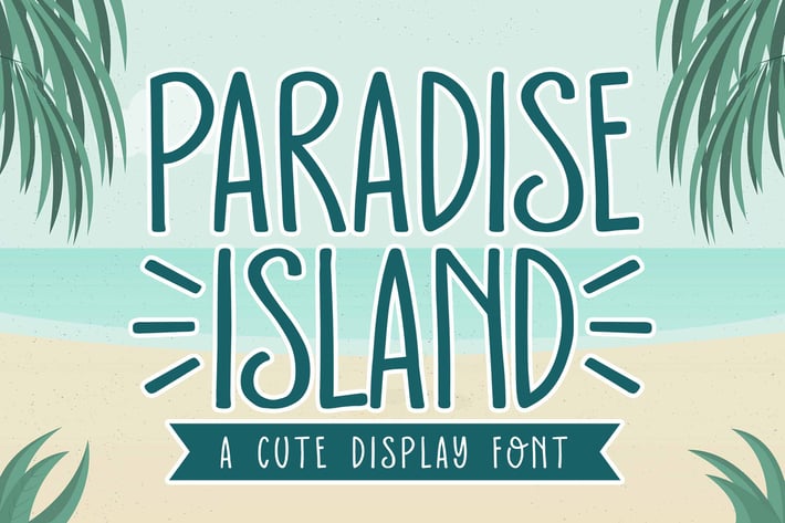 Paradise Island Cute Display