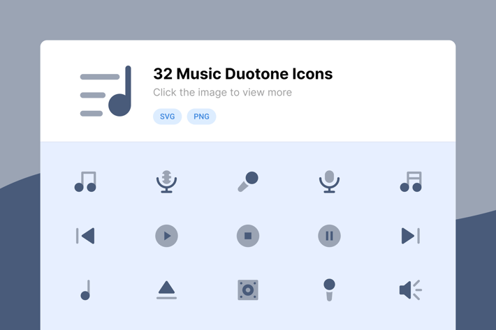 Music Duotone Icons