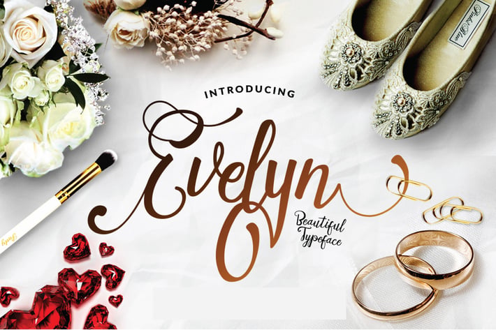 Evelyn - Wedding Script Elegant Luxury