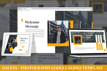 Dalens - Photography Google Slides Template