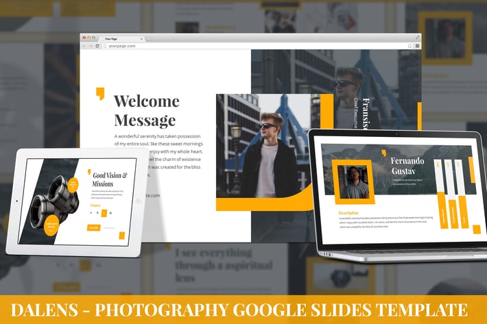 Dalens - Photography Google Slides Template