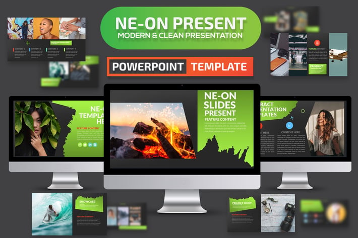 Ne-on Powerpoint Presentation Template