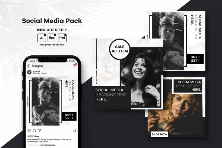 Minimalist Social Media Post Template