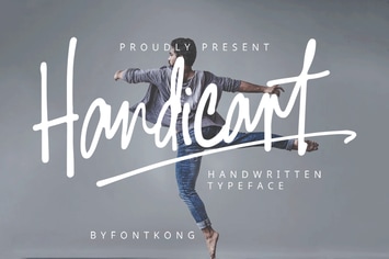 Handicart – A Charming Handwritten Typeface