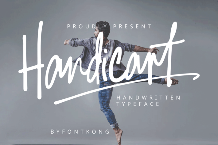 Handicart – A Charming Handwritten Typeface