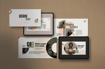 BORN - INK Creative Corporate Design Powerpoint 