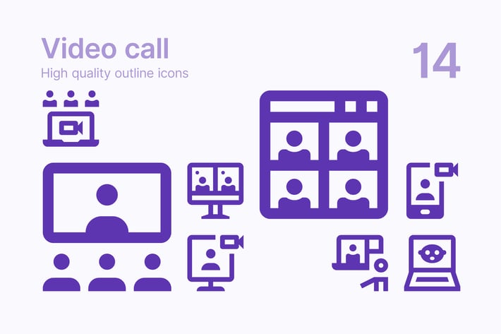 Video Call Icons