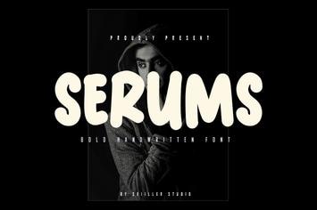 Serums Handwritten Font