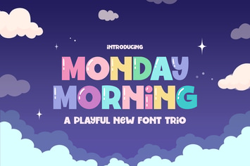 Monday Morning Font Trio