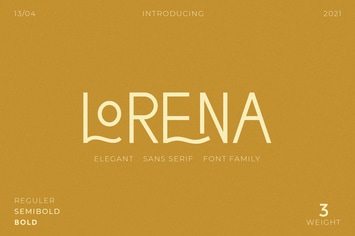 Lorena Sans - Simple Elegant Typeface