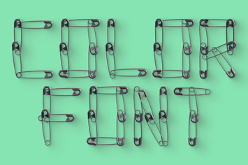 Paper Clips - Color SVG Font