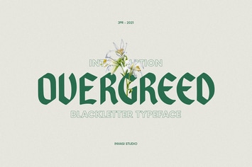 Overgreed - Rounded Blackletter