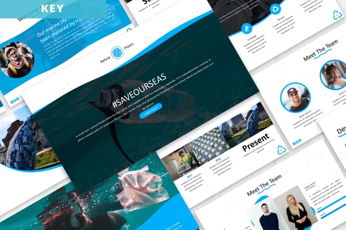 Plastic - Oceanic Keynote Template