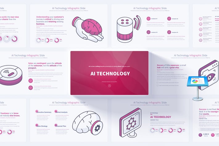 AI Technology Keynote Presentation Template