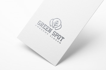 Green Spot Logo Template