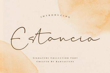 Estancia Elegant Signature Font