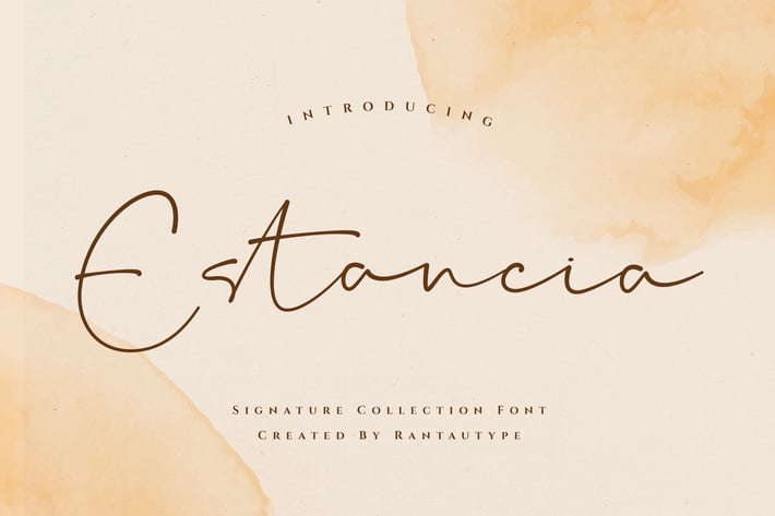 Estancia Elegant Signature Font