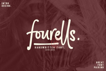 Fourells Script Font