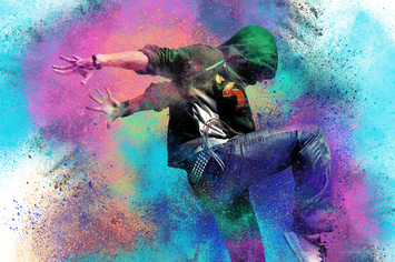 Color Dust Photoshop Action