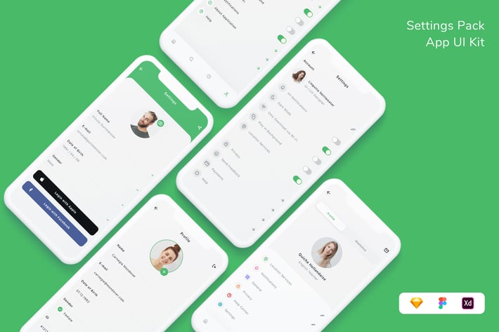 Settings Pack App UI Kit