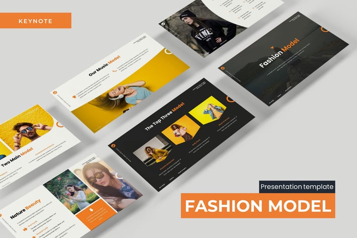 Fashion Model - Keynote Template