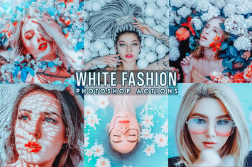 White Fashion Photoshop Actions 