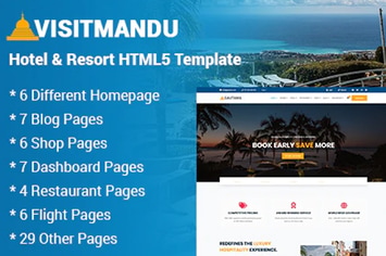 Visitmandu - Hotel & Resort HTML5 Template