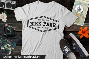 Vintage Outdoor Bike Tours Logo / Badge Templates