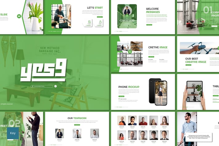 Yes9 - Business Keynote Template
