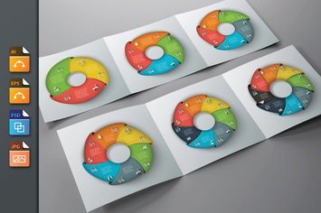 Infographics template set v.16