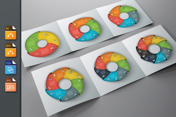 Infographics template set v.16