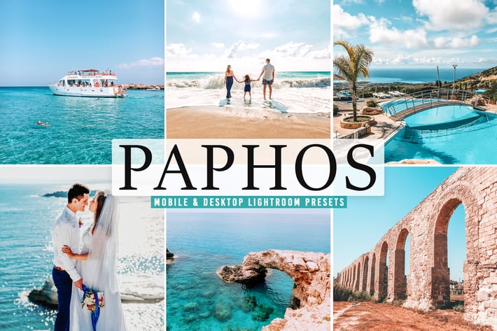 Paphos Mobile & Desktop Lightroom Presets