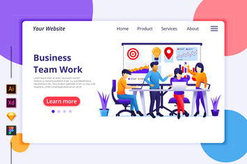 Team Work Illustration