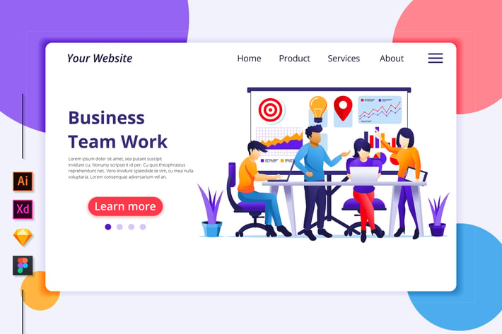 Team Work Illustration