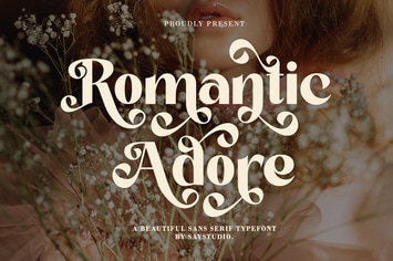Romantic Adore - Luxury Clean Font
