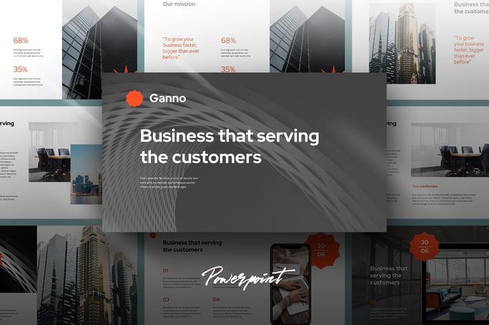 Ganno - Agency Portfolio Powerpoint Template