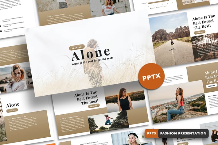 Alone - PowerPoint Template
