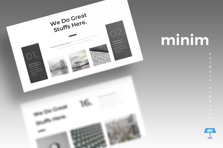 Minim - Keynote Template