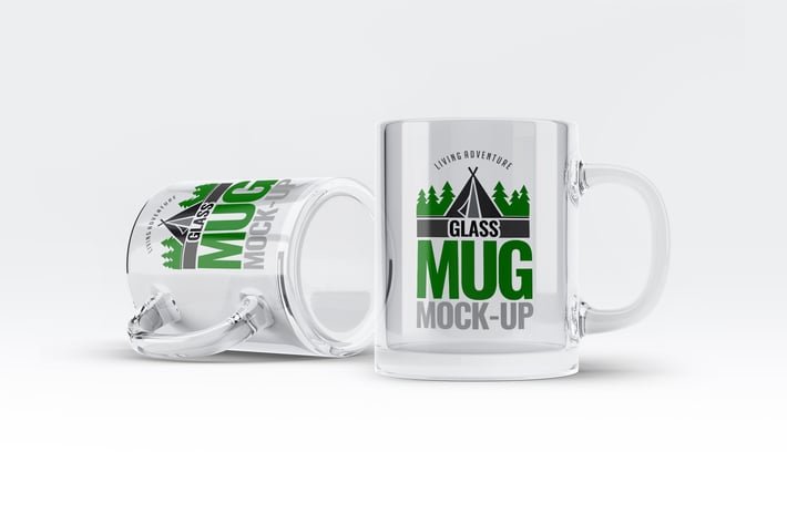 Glass Mug Mock-Up