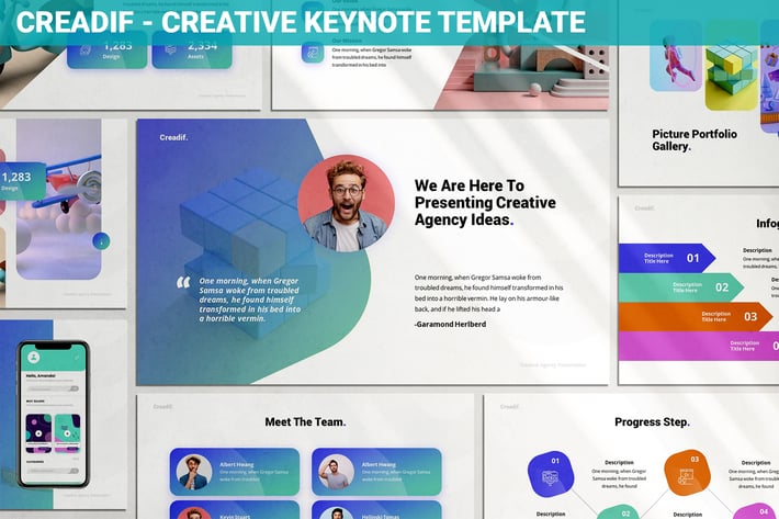 Creadif - Creative Keynote Template