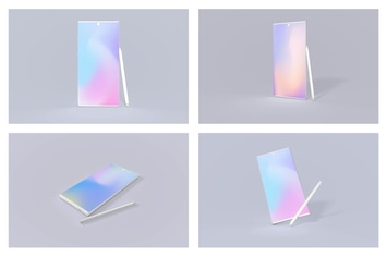 Samsung Note 10 Android Mockup Bundle