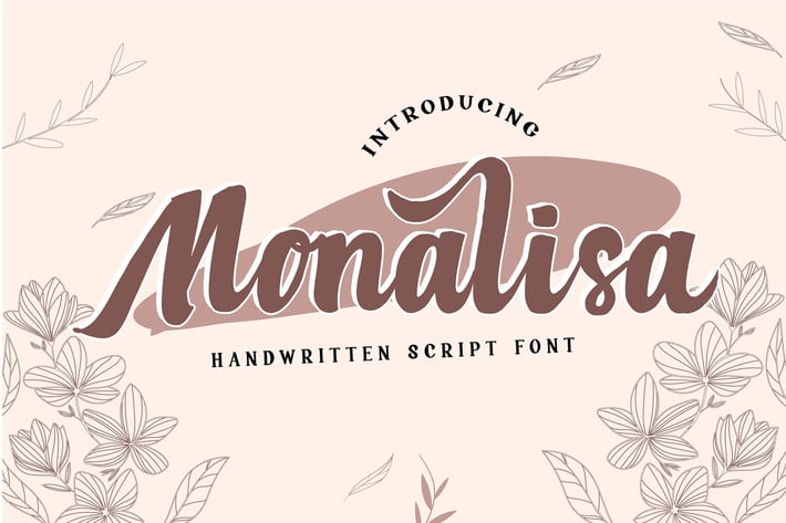 Monalisa | Handwritten Script Font
