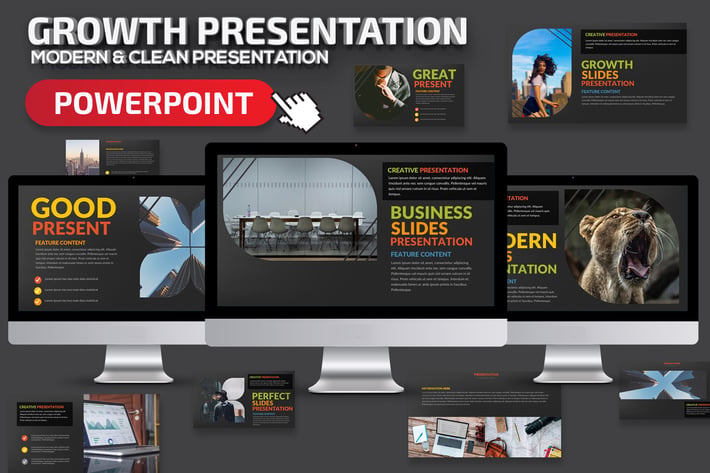 Growth Powerpoint Presentation Template