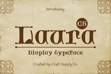 Laura – Gothic Uncial Font