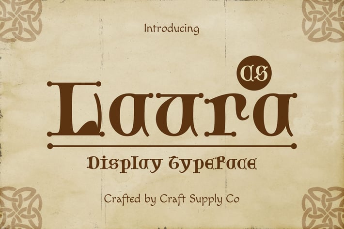 Laura – Gothic Uncial Font
