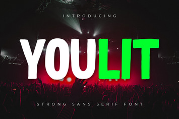 Youlit - Bold Strong Sans Serif Font
